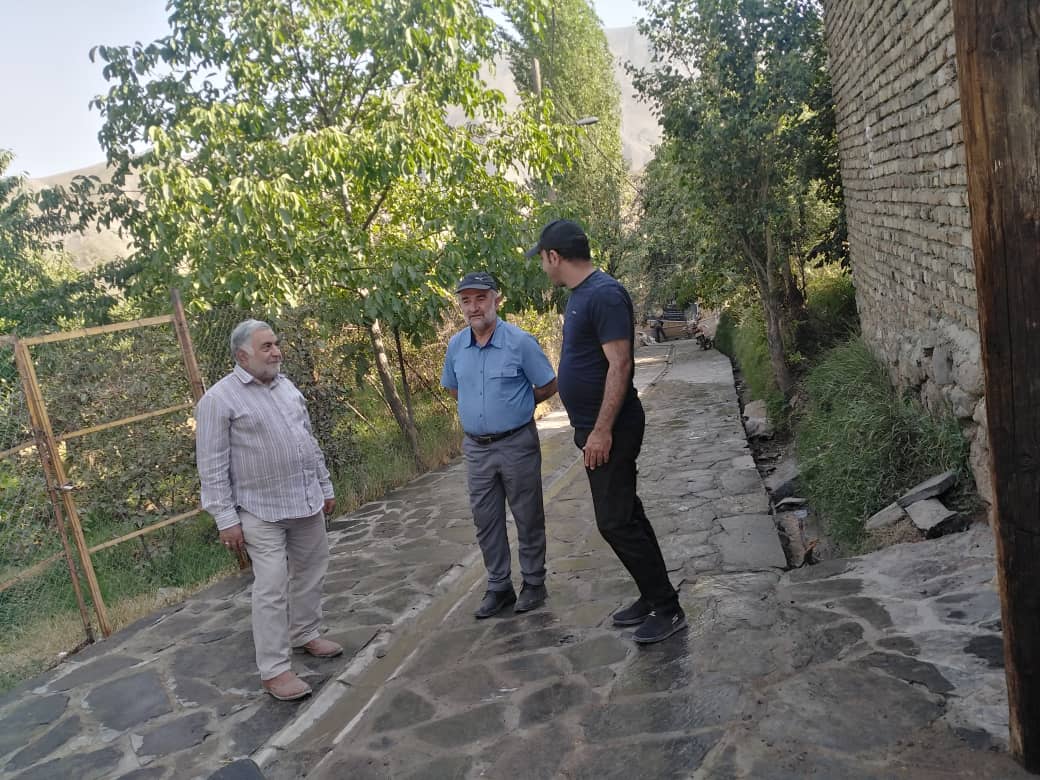 سنگفرش خیابان سید حسن رزاز (آفتاب)