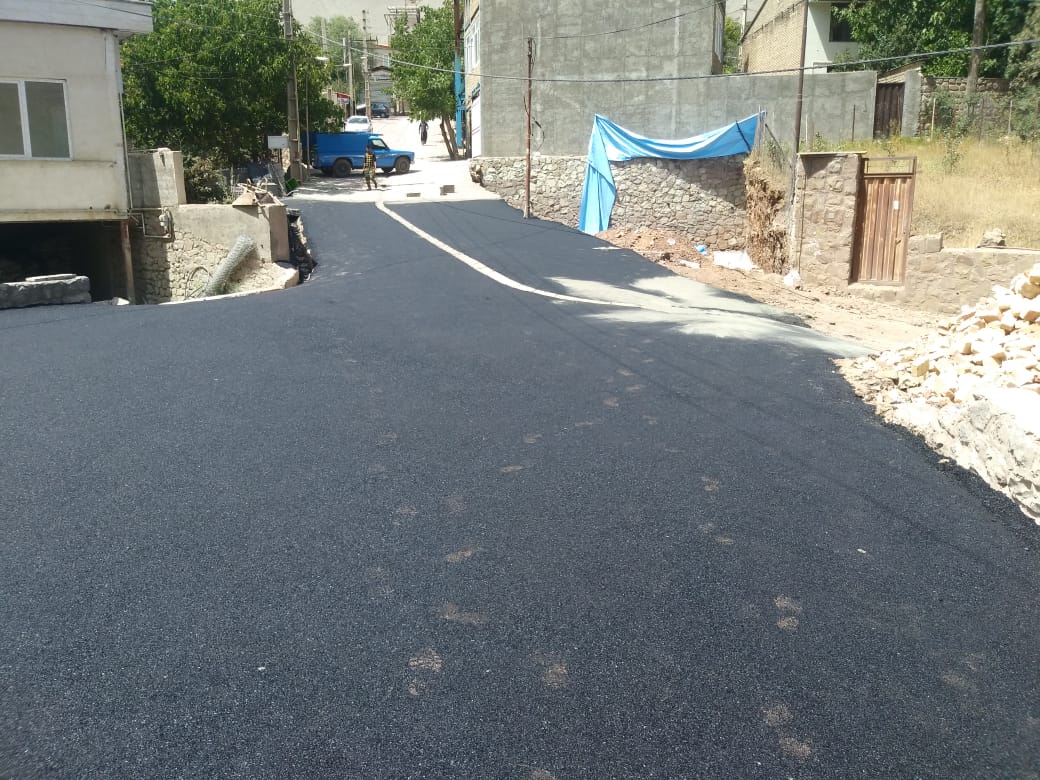 آسفالت خیابان شهدای فنا خسرو